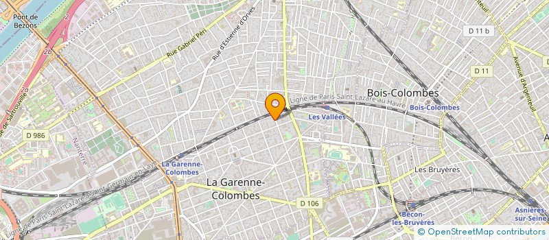 localisation de l'entreprise ISAPHIE à LA GARENNE-COLOMBES