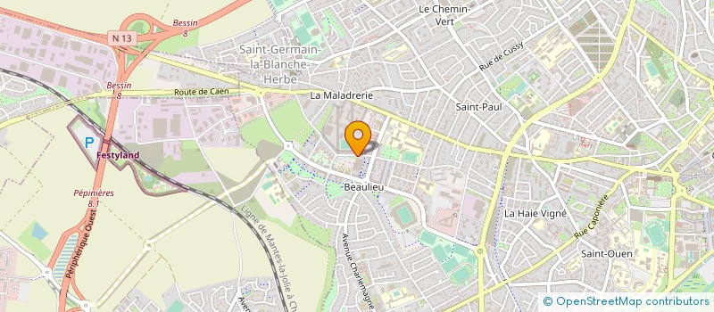 localisation de l'entreprise ISAPHIL à CAEN