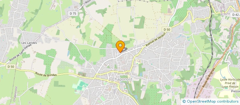 localisation de l'entreprise ISAPHIMA  CHAPONOST