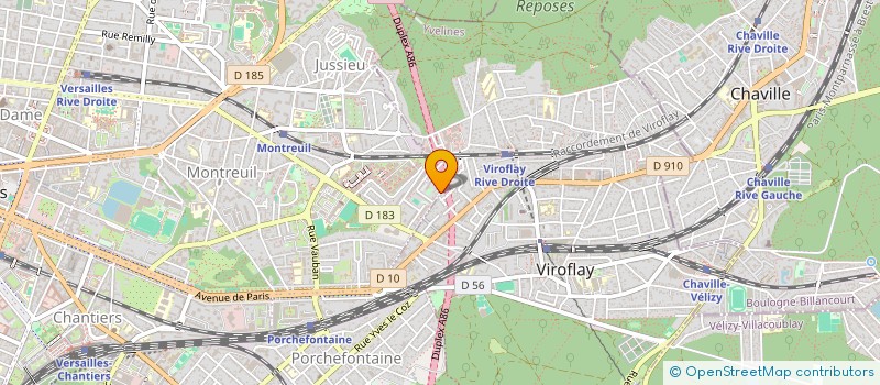 localisation de l'entreprise ISAPOL à VIROFLAY
