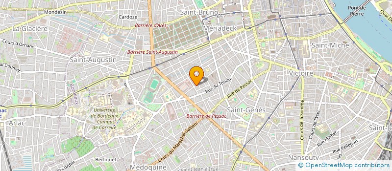 localisation de l'entreprise ISAQUAAL  BORDEAUX