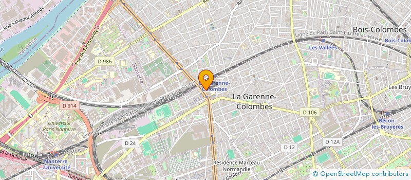 localisation de l'entreprise ISAR à LA GARENNE-COLOMBES