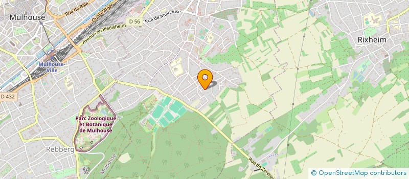 localisation de l'entreprise ISARA  RIEDISHEIM