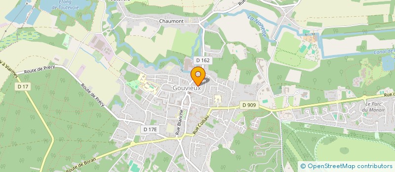 localisation de l'entreprise ISARA SOLUTIONS à GOUVIEUX