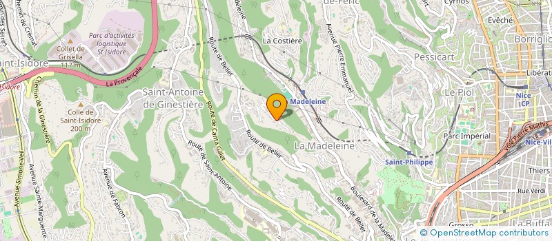 localisation de l'entreprise ISARCO à NICE
