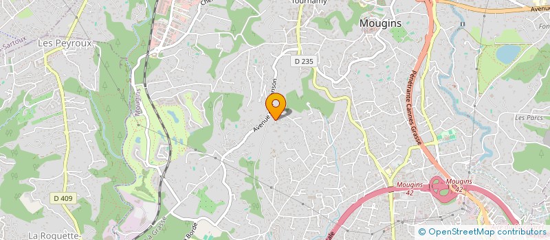 localisation de l'entreprise ISARE à MOUGINS