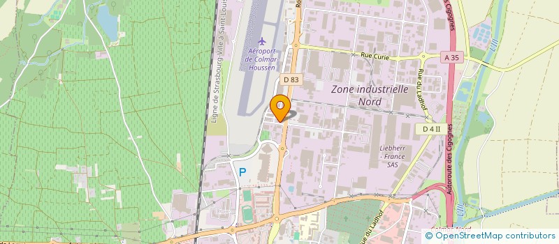 localisation de l'entreprise ISARI à COLMAR