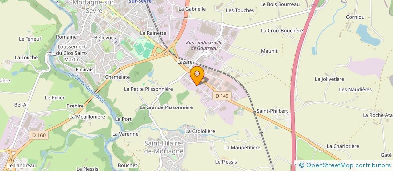 localisation de l'entreprise ISARICHARD à MORTAGNE-SUR-SEVRE