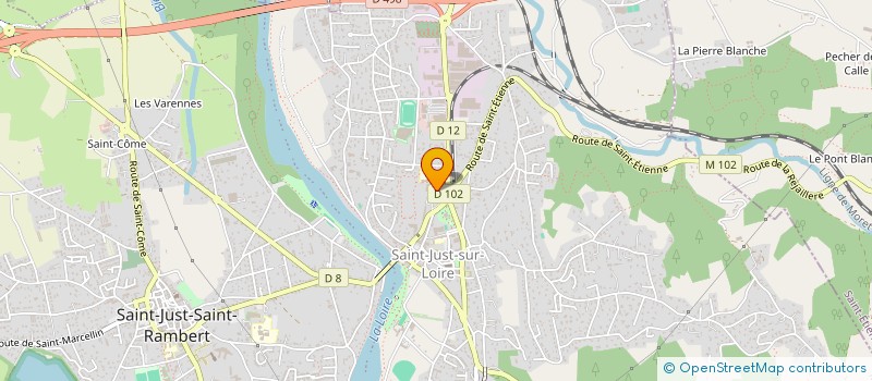 localisation de l'entreprise ISARLAU  SAINT-JUST-SAINT-RAMBERT