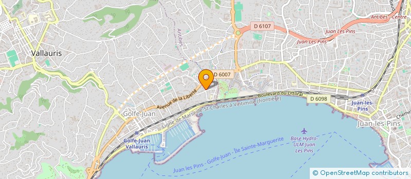 localisation de l'entreprise ISARNY à VALLAURIS