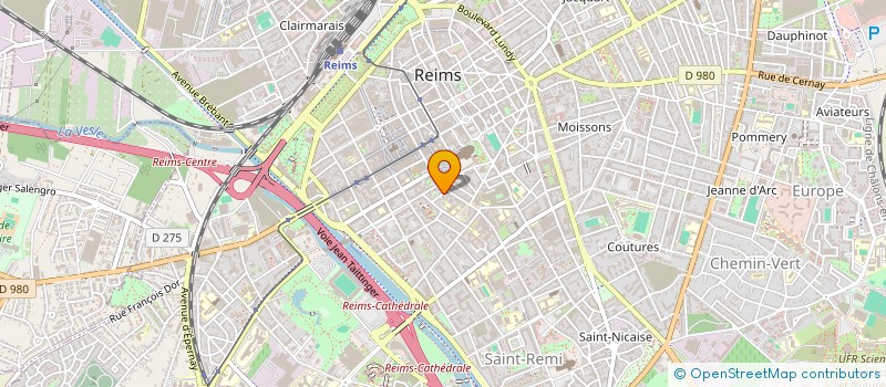 localisation de l'entreprise ISARON  REIMS