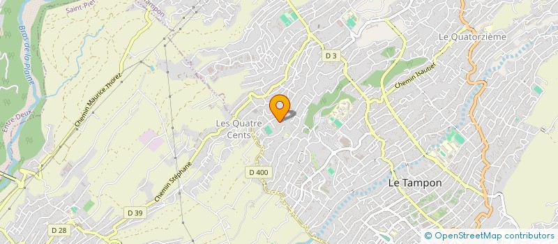 localisation de l'entreprise ISAS  LE TAMPON