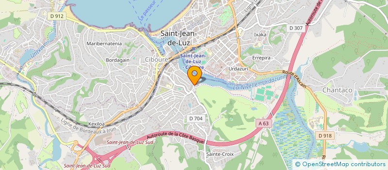 localisation de l'entreprise ISASA à CIBOURE