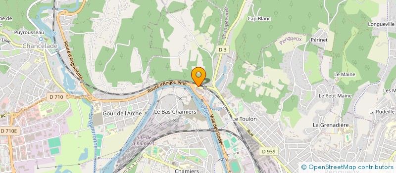 localisation de l'entreprise ISASAND à PERIGUEUX