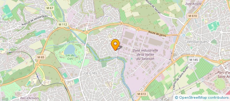 localisation de l'entreprise ISASER à LE CRES