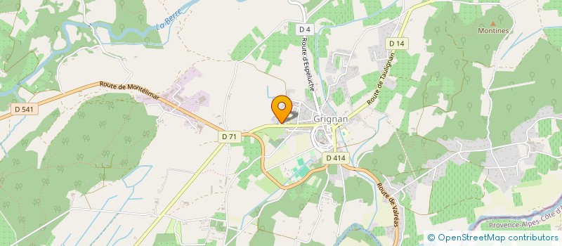 localisation de l'entreprise ISASTEJO  GRIGNAN