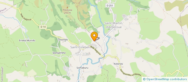 localisation de l'entreprise ISASTI  SAINT-ESTEBEN