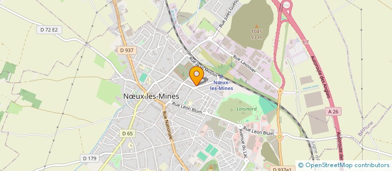 localisation de l'entreprise ISASTYL  NUX-LES-MINES