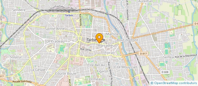 localisation de l'entreprise ISATC à TARBES