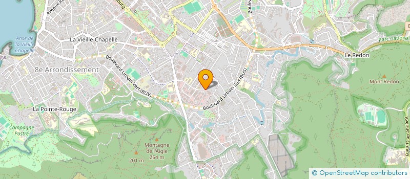 localisation de l'entreprise ISATEC à MARSEILLE
