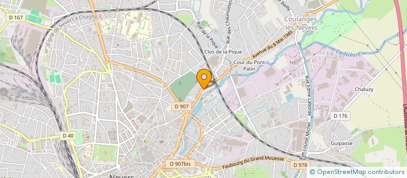 localisation de l'entreprise ISATHLON à NEVERS