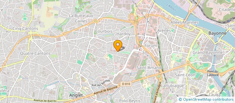 localisation de l'entreprise ISATHONIC  ANGLET