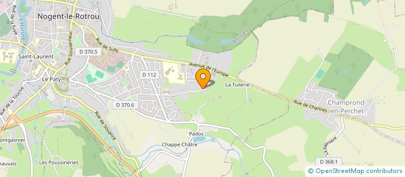 localisation de l'entreprise ISATIM GESTION à NOGENT-LE-ROTROU