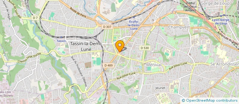 localisation de l'entreprise ISATIS à TASSIN-LA-DEMI-LUNE