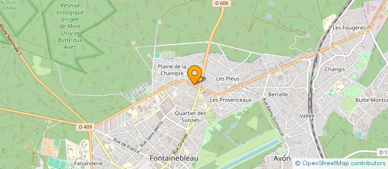 localisation de l'entreprise ISATIS à FONTAINEBLEAU