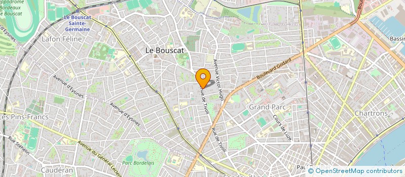 localisation de l'entreprise ISATIS  LE BOUSCAT