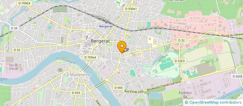 localisation de l'entreprise ISATIS à BERGERAC