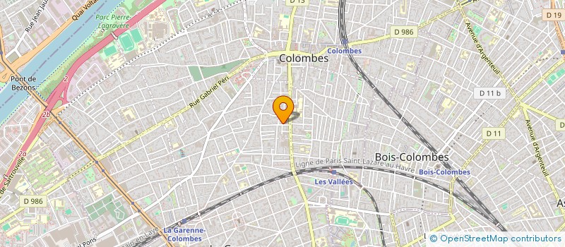 localisation de l'entreprise ISATIS  COLOMBES