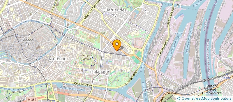 localisation de l'entreprise ISATIS à STRASBOURG