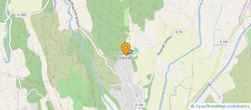 localisation de l'entreprise ISATIS à CORNILLON-CONFOUX