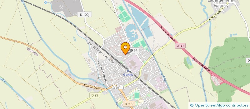 localisation de l'entreprise ISATIS CONCEPT  QUETIGNY