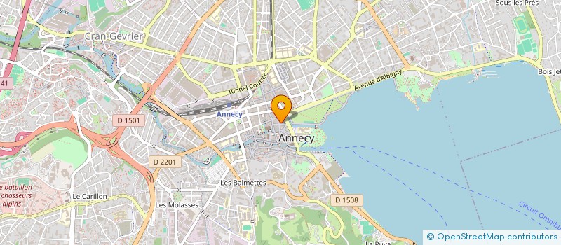 localisation de l'entreprise ISATISS à ANNECY