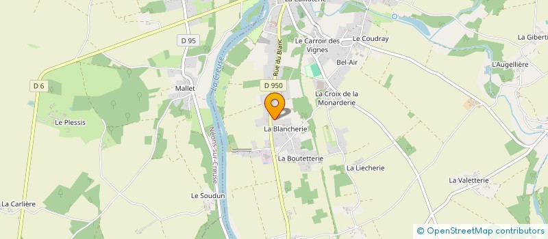 localisation de l'entreprise ISATISS à TOURNON-SAINT-MARTIN