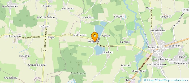 localisation de l'entreprise ISATIUM  NEUVILLE-LES-DAMES