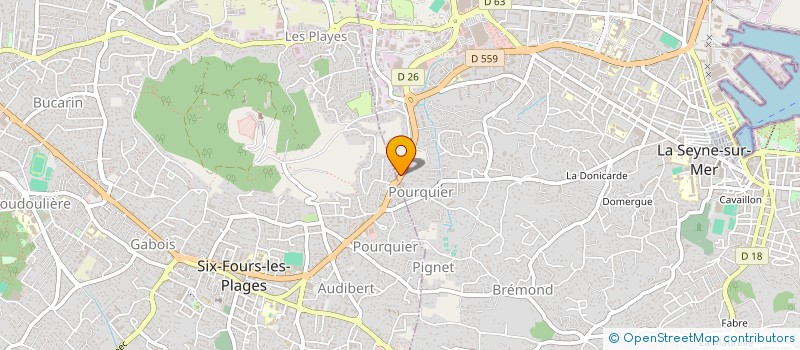 localisation de l'entreprise ISATIX CONSEILS à LA SEYNE-SUR-MER