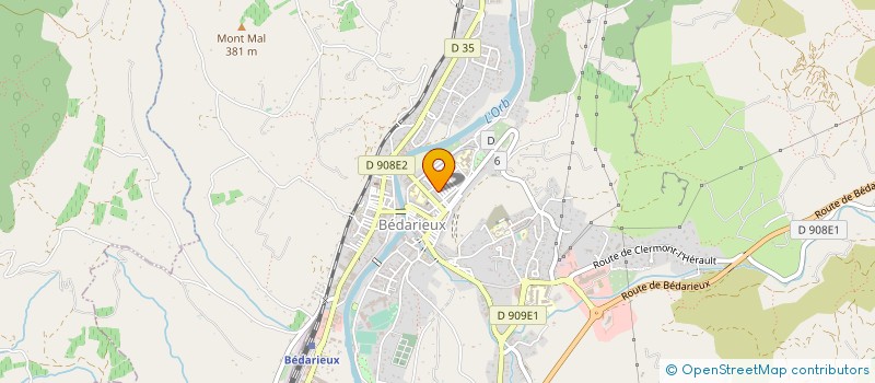localisation de l'entreprise ISATYS  VILLEMAGNE L'ARGENTIERE