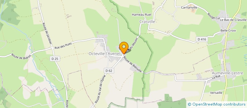 localisation de l'entreprise ISAURAUDE  OCTEVILLE-L'AVENEL