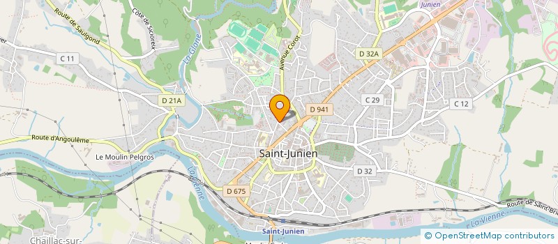 localisation de l'entreprise ISAURE à SAINT-JUNIEN