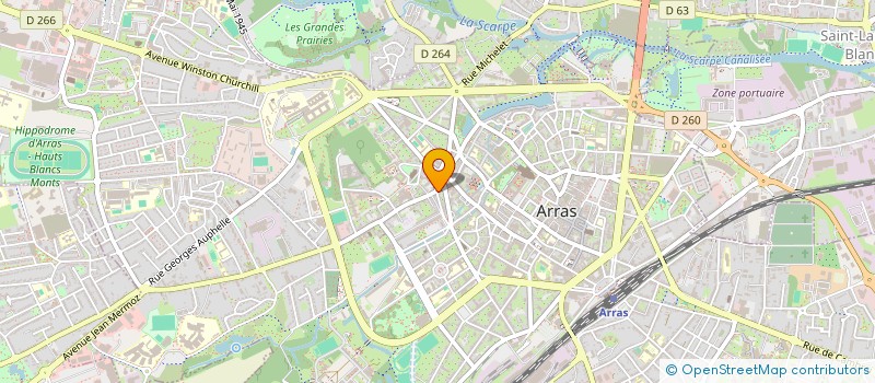 localisation de l'entreprise ISAURE  ARRAS