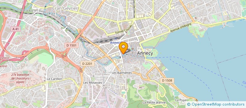 localisation de l'entreprise ISAURE ET PHILOMETRE à ANNECY