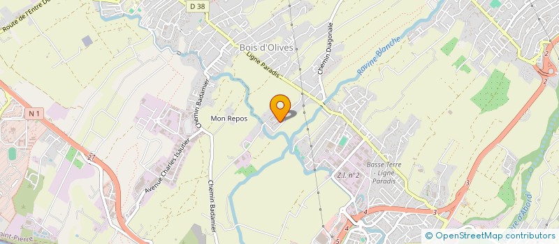 localisation de l'entreprise ISAUTIER PATRIMOINE & PROMOTION  SAINT-PIERRE