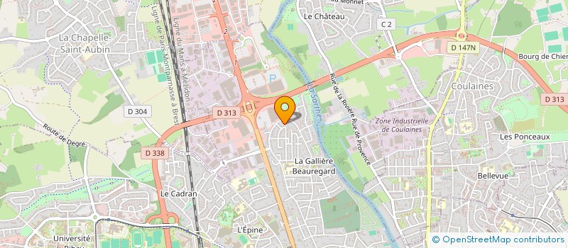 localisation de l'entreprise ISAUTISTE  LE MANS