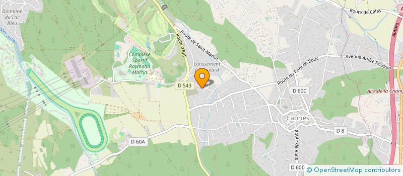 localisation de l'entreprise ISAVER  CABRIES