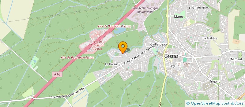 localisation de l'entreprise ISAVEURS à CANEJAN