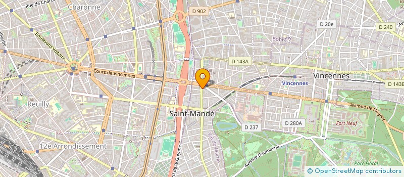 localisation de l'entreprise ISAVIC à SAINT-MANDE