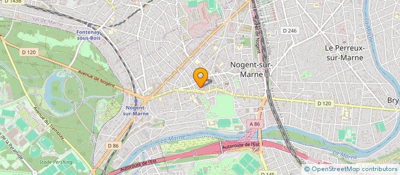localisation de l'entreprise ISAYA à NOGENT-SUR-MARNE